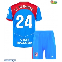 Atletico Madrid Robin Le Normand #24 Tredjedraktsett Barn 2025-26 Kortermet (+ Korte bukser)
